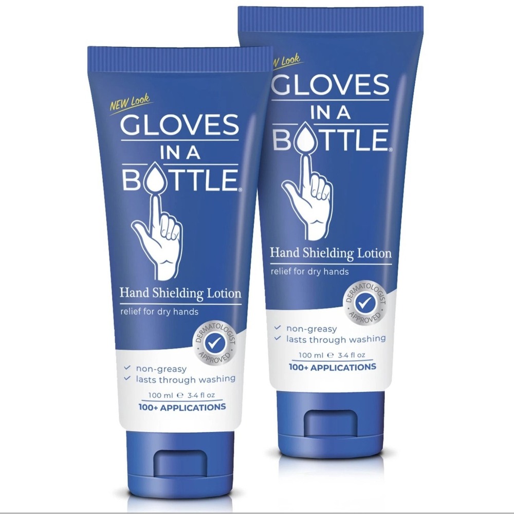 Gloves in a Bottle Shielding Lotion 3.4 oz – 2‎ Pack | Eczema & Psoriasis Relief